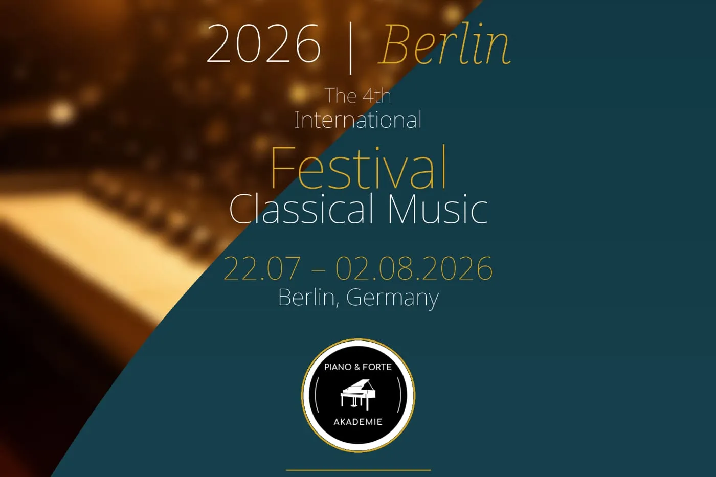 2026 Berlin Summer Camp · 4th Berlin International Music Festival