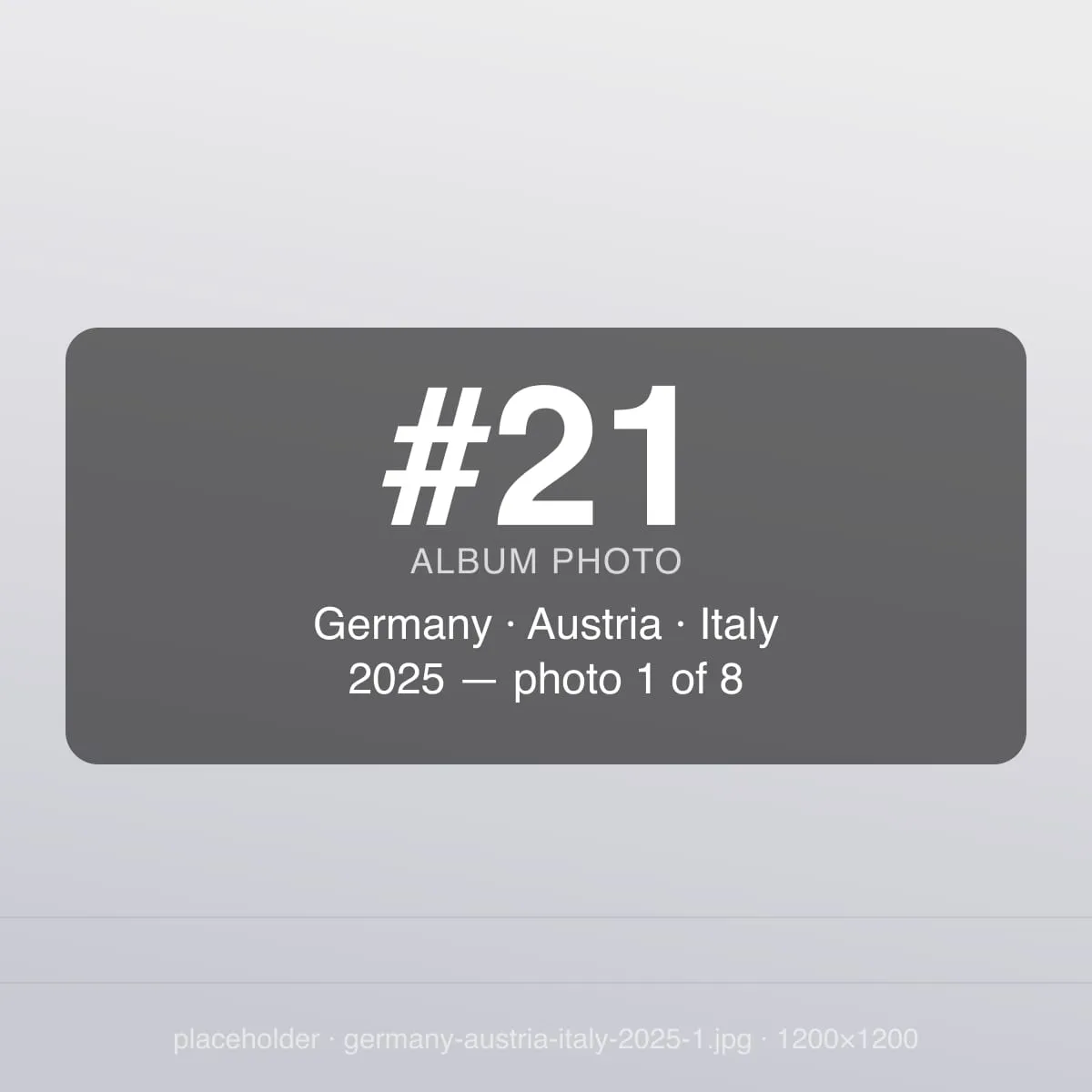 Germany · Austria · Italy Journey 2025 1