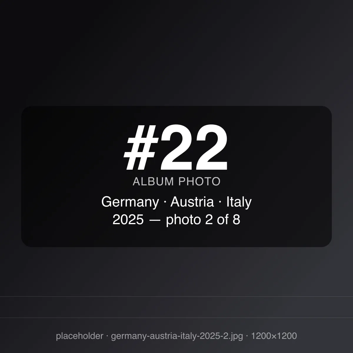 Germany · Austria · Italy Journey 2025 2